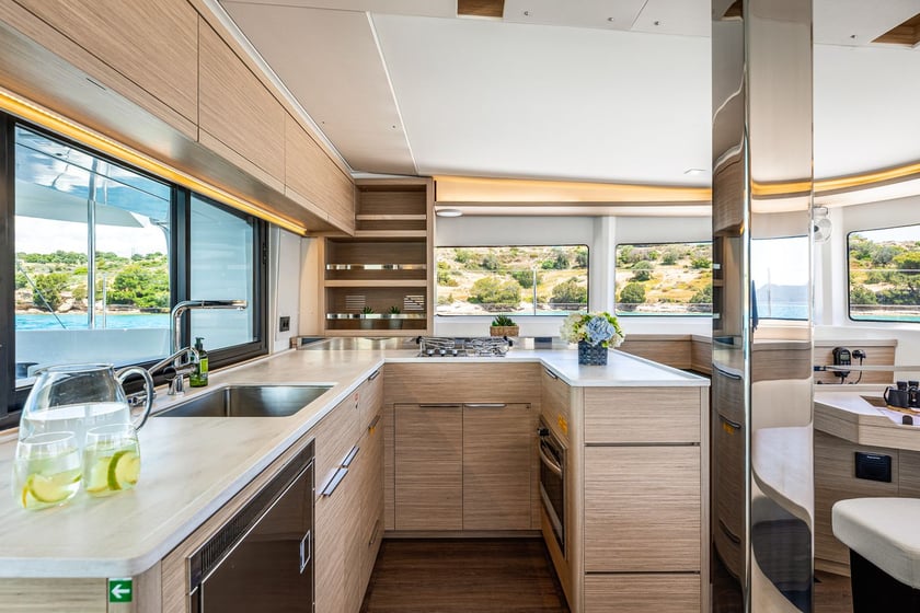 Porto Cheli Catamaran 6 cabin 12 berths 12 guests 13.99 m Listing Number: #24573 3