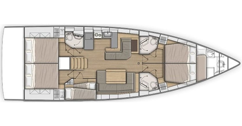 Cagliari Barca a vela cabina 5  cuccette 10  12  ospiti 15.94 m Numero dell'inserzione: #24722 2