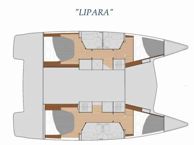 Carloforte Catamaran Cabine 4  8  slaapplaatsen 10  gasten 11.73 m Lijstnummer: #24788 3