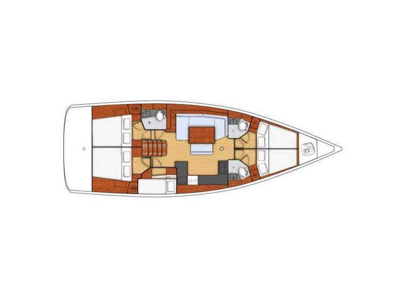 Punta Ala Segelboot 5 Kabine 12 Liegeplätze 12 Gäste 14.6 m Nummer des Inserats: #24825 5