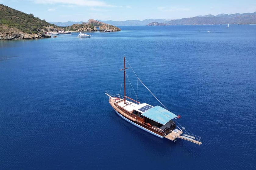 Fethiye Gulet 3 cabin 8 berths 8 guests 18 m Listing Number: #24885 2