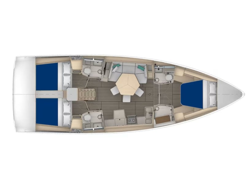 St. Lucia — Castries Segelboot 3 Kabine 6 Liegeplätze 6 Gäste 13.65 m Nummer des Inserats: #25208 5