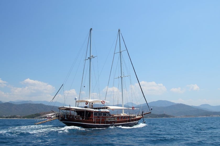 Fethiye Gulet 3 Kabine 6 Liegeplätze 6 Gäste 22 m Nummer des Inserats: #25293 2
