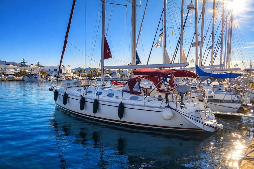 Paros Sailboat 3 cabin 6 berths 10 guests 43 ft Listing Number: #25348 3