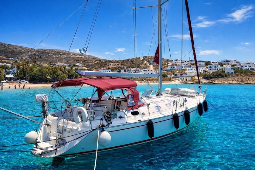 Paros Sailboat 3 cabin 6 berths 10 guests 43 ft Listing Number: #25348