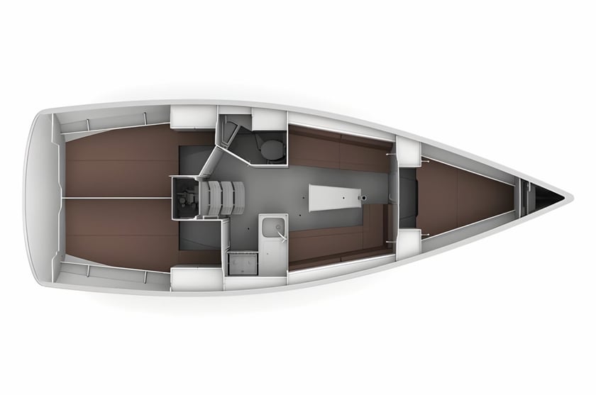 Stockholm - Saltsjöbaden Zeilboot Cabine 3  7  slaapplaatsen 7  gasten 9.99 m Lijstnummer: #2536 2