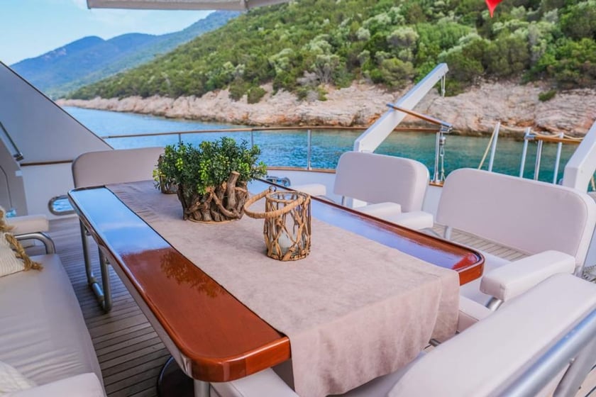Bodrum Yacht à moteur Cabine 4  Couchettes 8  Invités 15  26 m Numéro de l'annonce: #25391 5