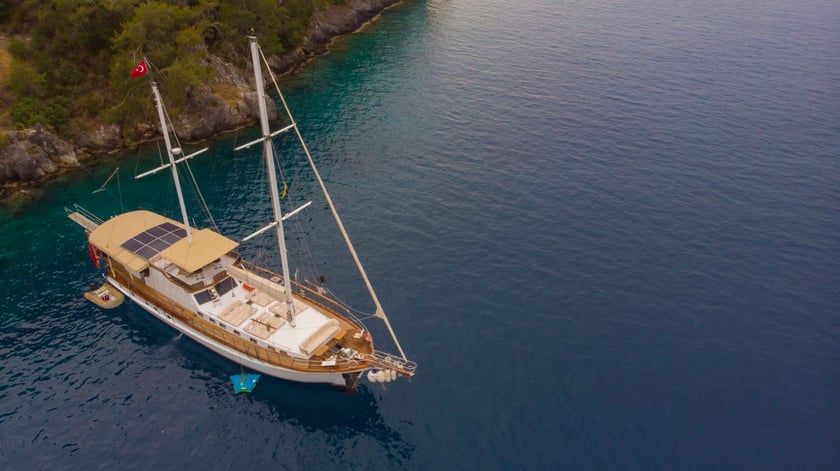 Fethiye Gulet Cabine 5  Couchettes 10  Invités 10  24 m Numéro de l'annonce: #25393 5