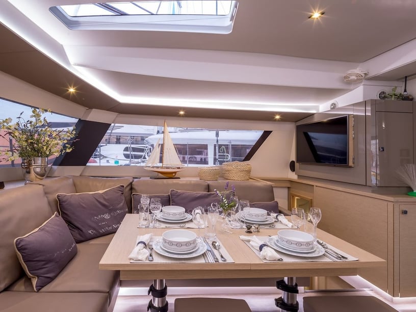 Nea Peramos - Attica Catamaran 5 cabin 13 berths 13 guests 14.98 m Listing Number: #25399 4