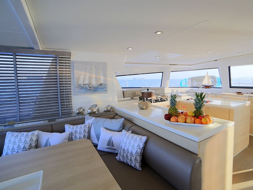 Nea Peramos - Attica Catamaran 5 cabin 12 berths 12 guests 16.8 m Listing Number: #25404 2