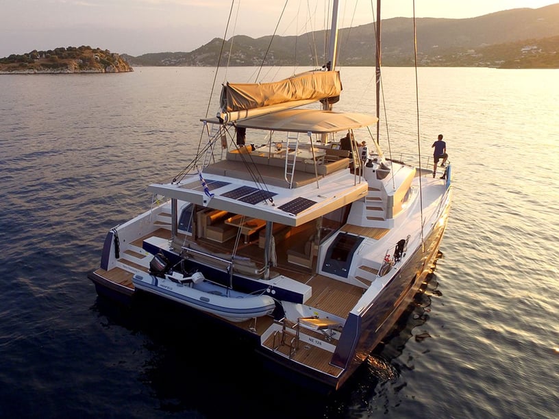 Nea Peramos - Attica Catamaran 5 cabin 12 berths 12 guests 16.8 m Listing Number: #25404
