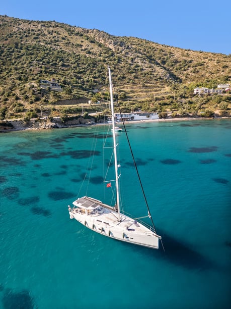 Datca Segelboot 3 Kabine 6 Liegeplätze 8 Gäste 18 m Nummer des Inserats: #25468 2