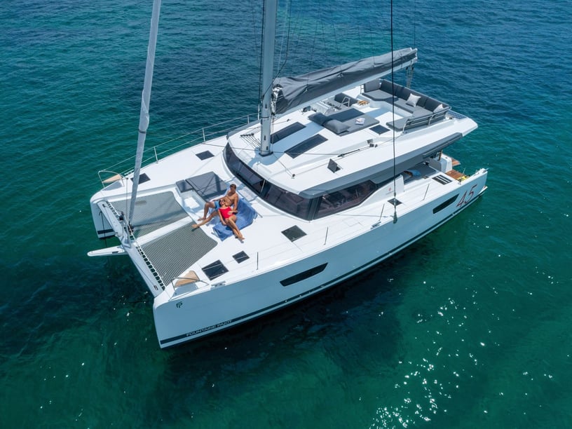 Badalona Catamaran 4 cabin 8 berths 8 guests 13.45 m Listing Number: #25473