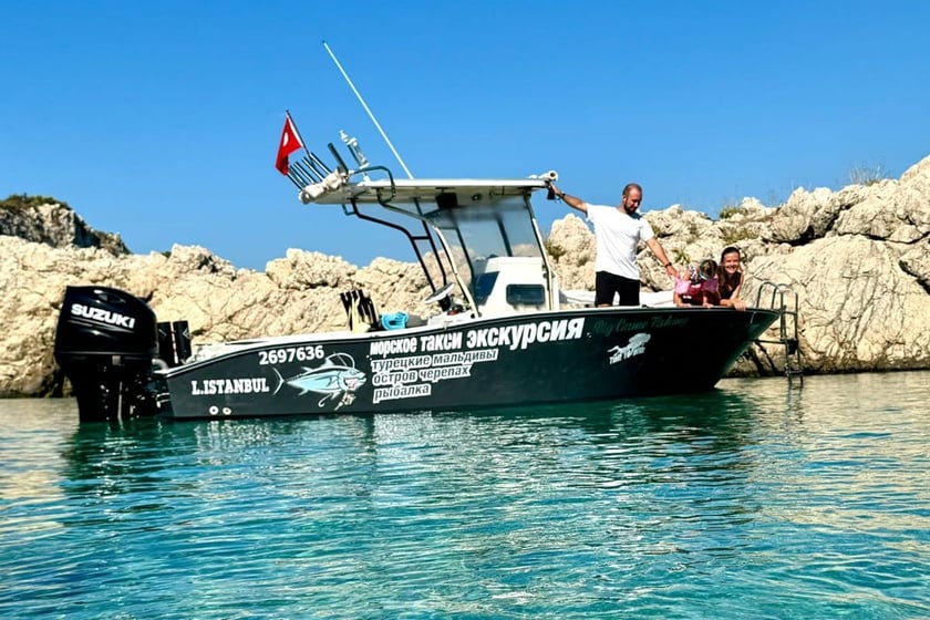 Antalya Motorboot   6 Gäste 6.4 m Nummer des Inserats: #25553 4