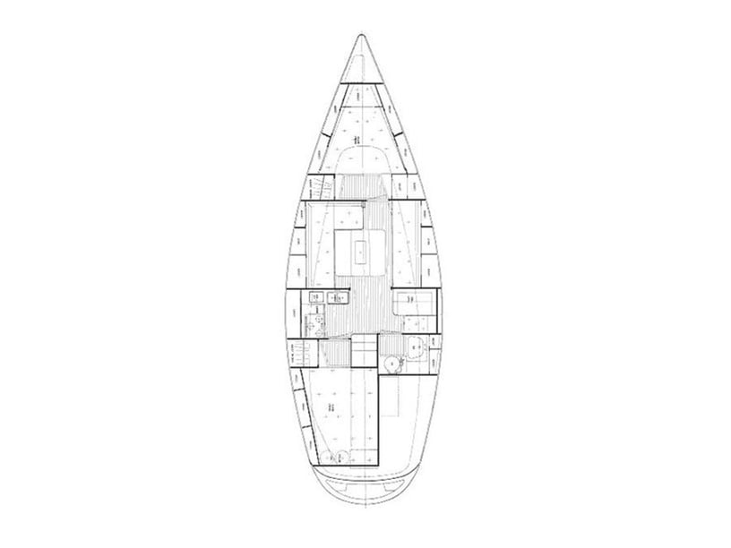 Lemmer Sailboat 2 cabin 4 berths 5 guests 10.28 m Listing Number: #25571 3