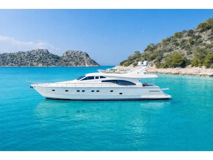 Ornos Motor Yacht 3 cabin 6 berths 15 guests 21.2 m Listing Number: #25596