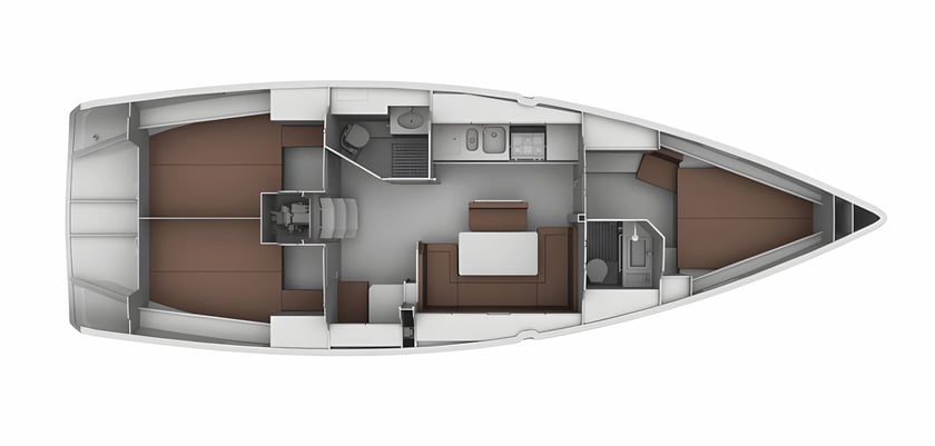 Palma de Mallorca Barca a vela cabina 3  cuccette 6  6  ospiti 12.35 m Numero dell'inserzione: #256 2