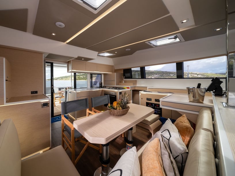 Primošten Catamaran 5 cabin 9 berths 9 guests 13.42 m Listing Number: #25630 2