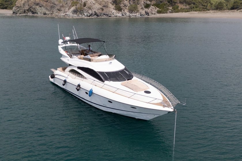 Kemer Motorboat 2 cabin 8 berths 8 guests 15 m Listing Number: #25651 2