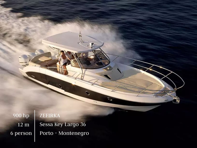 Tivat Sürat Teknesi 1 kabin Konaklama 4 kişi Seyir 6 kişi 11.26 m İlan No: #25657