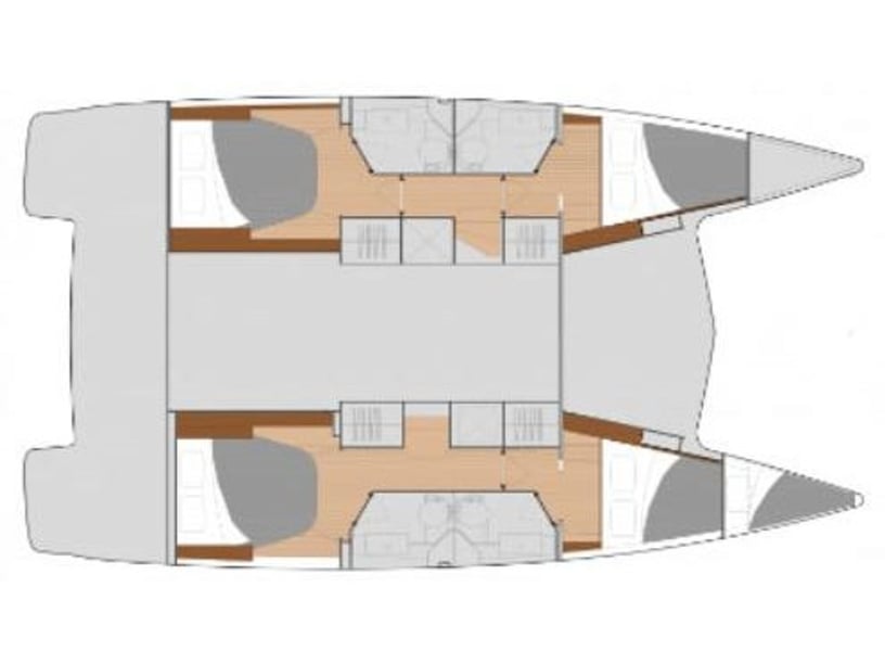 Propriano Catamarano cabina 5  cuccette 10  10  ospiti 11.73 m Numero dell'inserzione: #25677 3