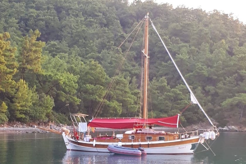 Bodrum Zeilboot  2  slaapplaatsen 4  gasten 11 m Lijstnummer: #25681