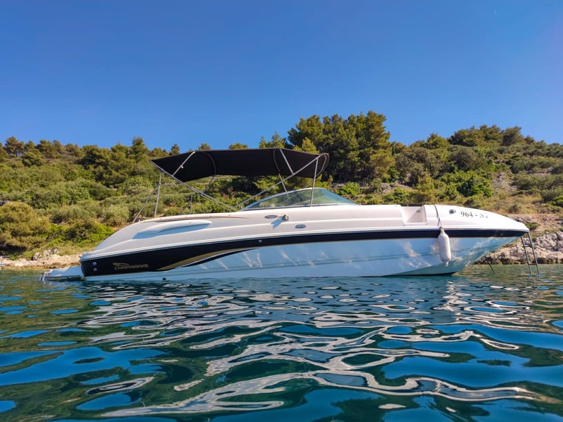 Split Motorboat  12 berths 12 guests 8 m Listing Number: #25699