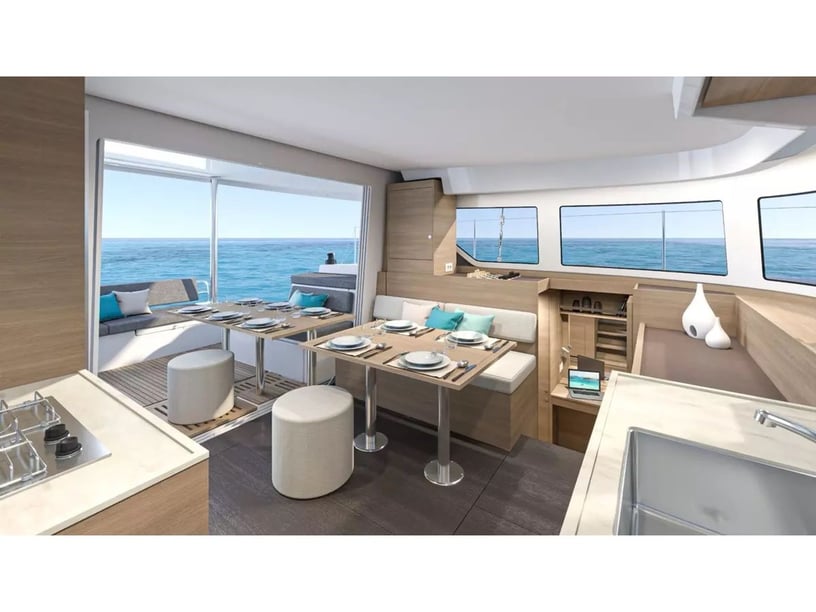 Portisco Catamaran 3 cabin 8 berths 8 guests 11.38 m Listing Number: #25702 2