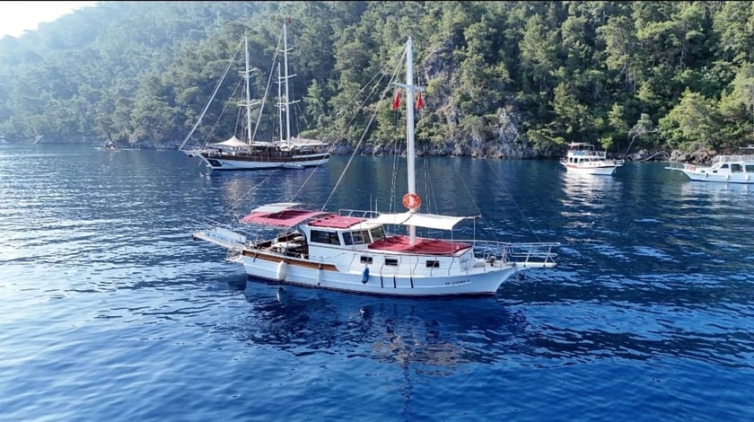 Fethiye Gulet   12  gasten 13 m Lijstnummer: #25709