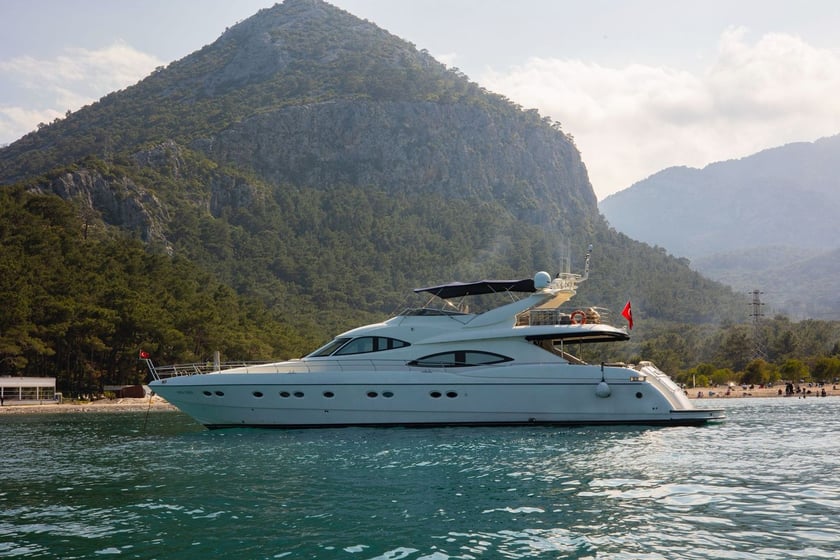 Antalya Motoryat 1 kabin Konaklama 10 kişi Seyir 12 kişi 27 m İlan No: #25751 4