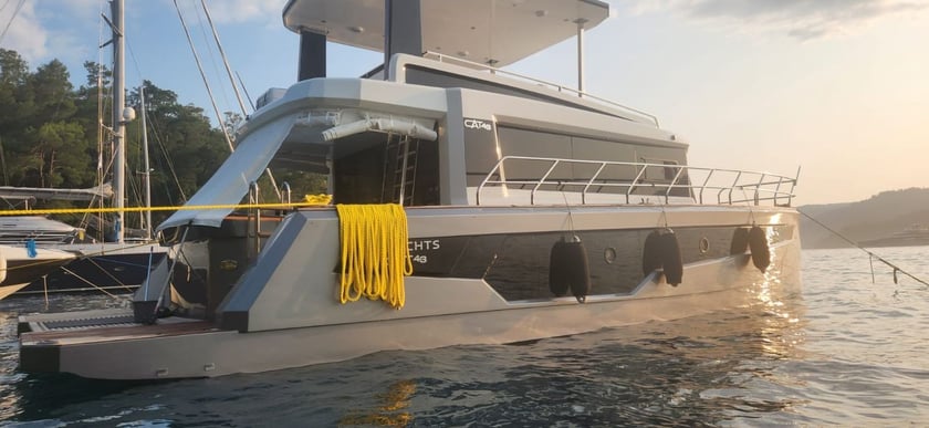 Gocek Catamaran 3 cabin 6 berths 6 guests 13.7 m Listing Number: #25757 2