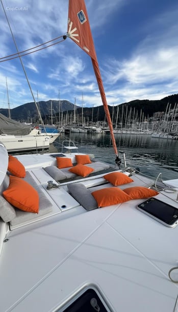Fethiye Catamaran 4 cabin 8 berths 10 guests 11.74 m Listing Number: #25840 5