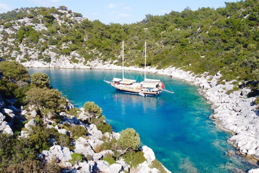 Kekova Caicco cabina 6  cuccette 12  12  ospiti 21 m Numero dell'inserzione: #25888