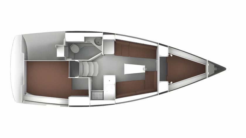 Lemmer Segelboot 2 Kabine 6 Liegeplätze 6 Gäste 9.99 m Nummer des Inserats: #261 2