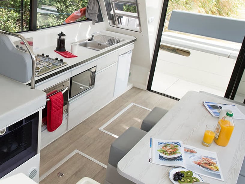 Rheinsberg Motorboat 3 cabin 7 berths 7 guests 13 m Listing Number: #26798 2