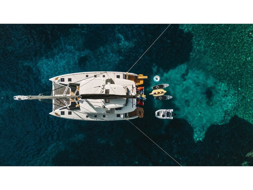 Lefkada Catamaran 7 cabin 12 berths 12 guests 15.6 m Listing Number: #27219