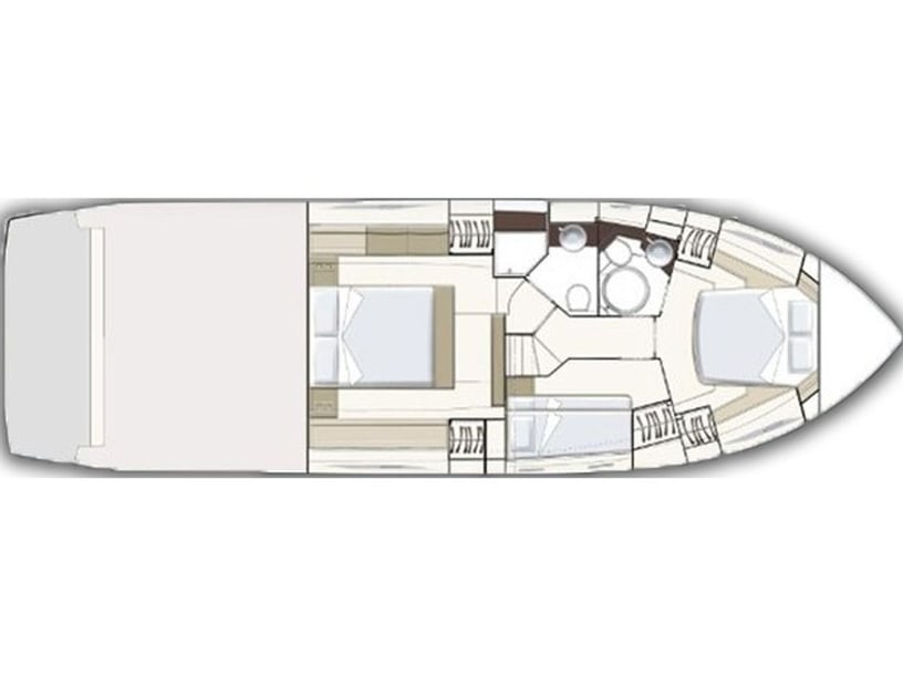 Šibenik Motorboat 3 cabin 6 berths 6 guests 14.2 m Listing Number: #27338 2