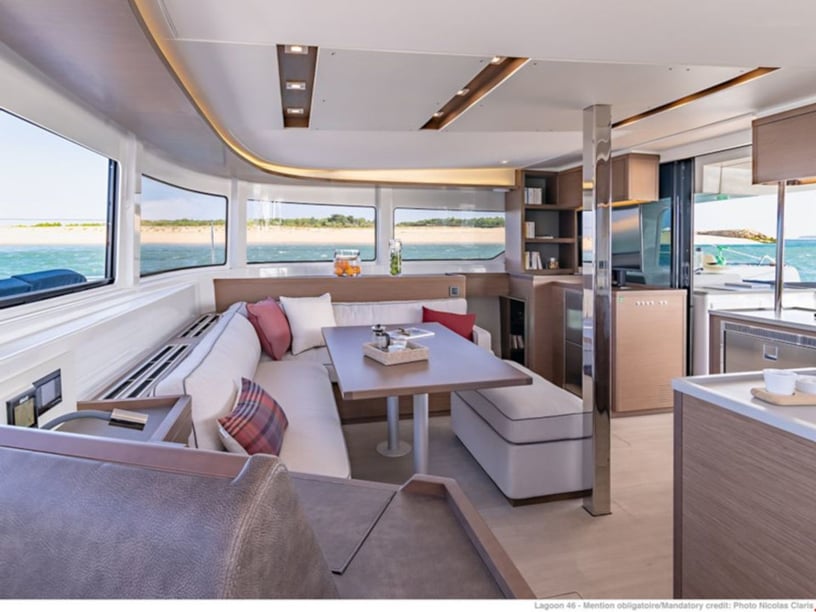 Nea Peramos - Attica Catamaran 6 cabin 10 berths 12 guests 13.99 m Listing Number: #27389 2