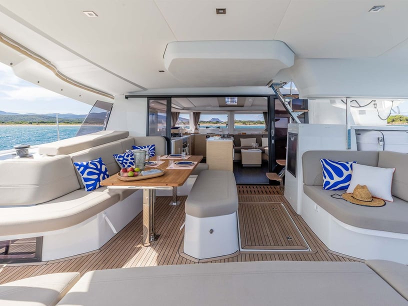 Nea Peramos - Attica Catamaran 6 cabin 10 berths 10 guests 13.26 m Listing Number: #27390 2