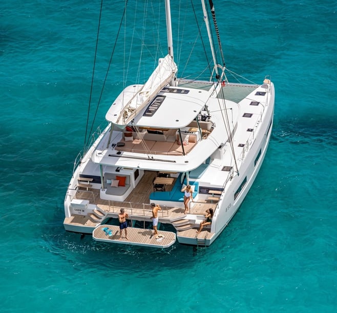 Trapani Catamaran 4 cabin 8 berths 8 guests 18.38 m Listing Number: #27440