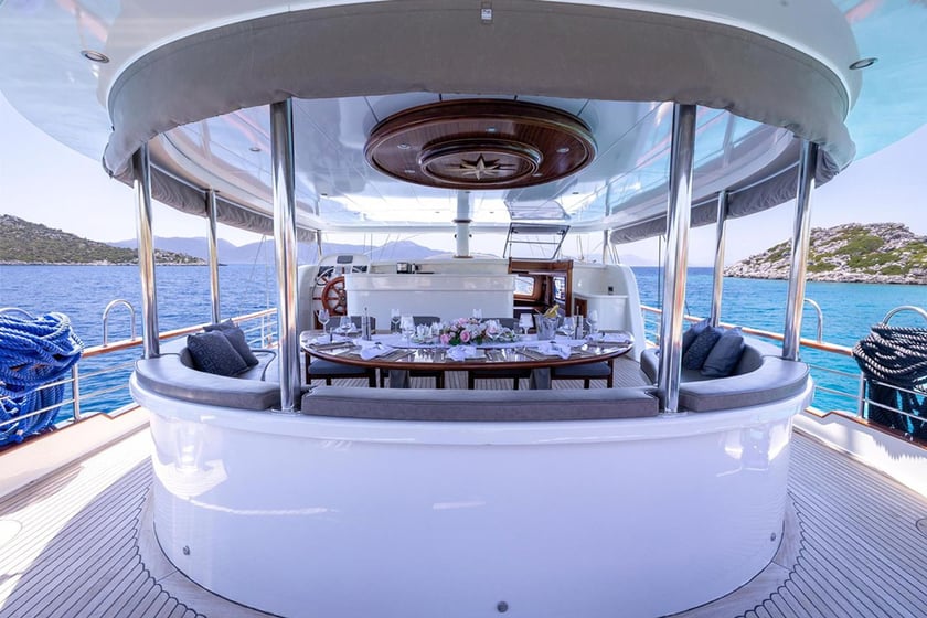 Marmaris Gulet 5 cabin 10 berths 11 guests 24 m Listing Number: #27567 5