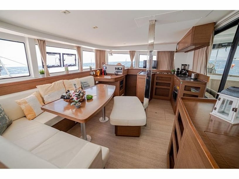 Nea Peramos - Attica Catamaran 6 cabin 12 berths 12 guests 12.8 m Listing Number: #27844 2