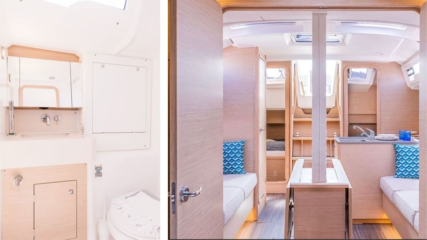 Procida Barca a vela cabina 2  cuccette 4  6  ospiti 10.77 m Numero dell'inserzione: #27874 5