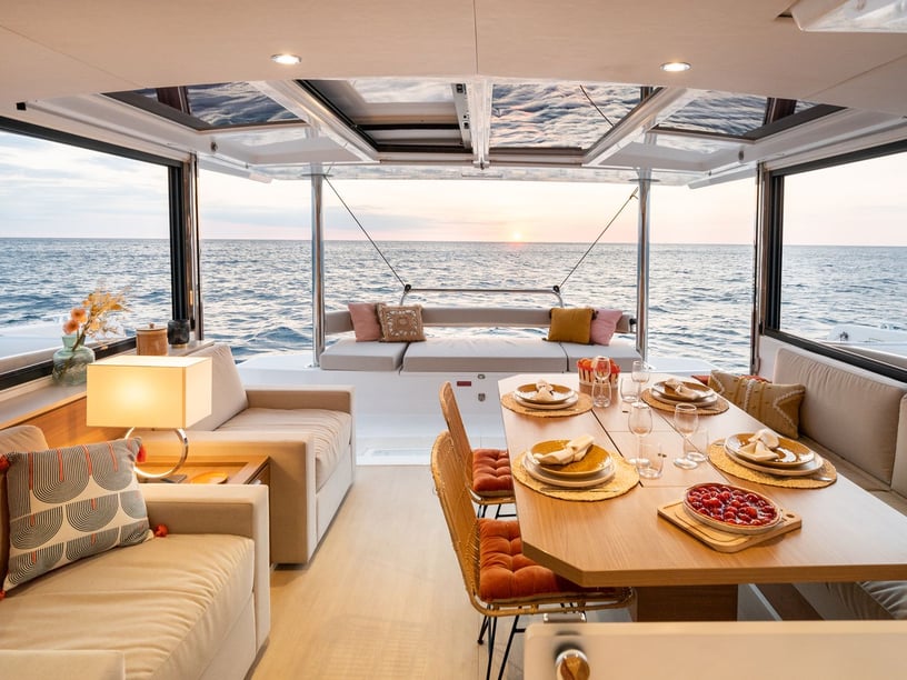 Saint-Mandrier-sur-Mer Katamaran 4 kabin Konaklama 8 kişi Seyir 8 kişi 13.75 m İlan No: #27965 2