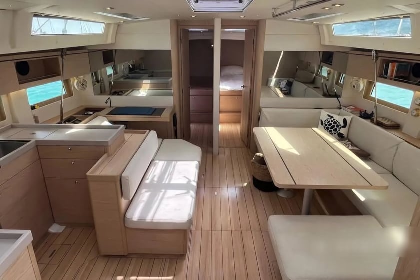 Vliho Segelboot 6 Kabine 11 Liegeplätze 10 Gäste 15.94 m Nummer des Inserats: #28054 4