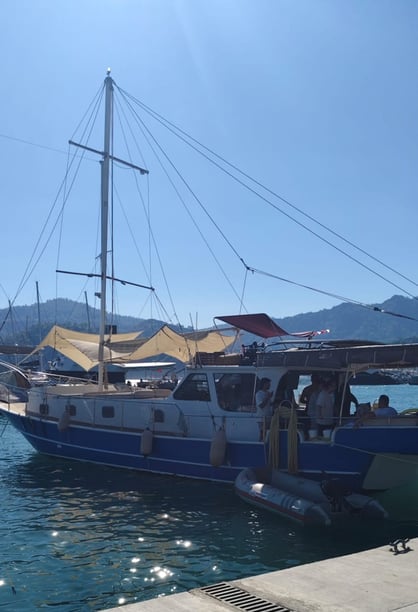Göcek Gulet 3 Kabine 6 Liegeplätze 6 Gäste 17 m Nummer des Inserats: #28099 2