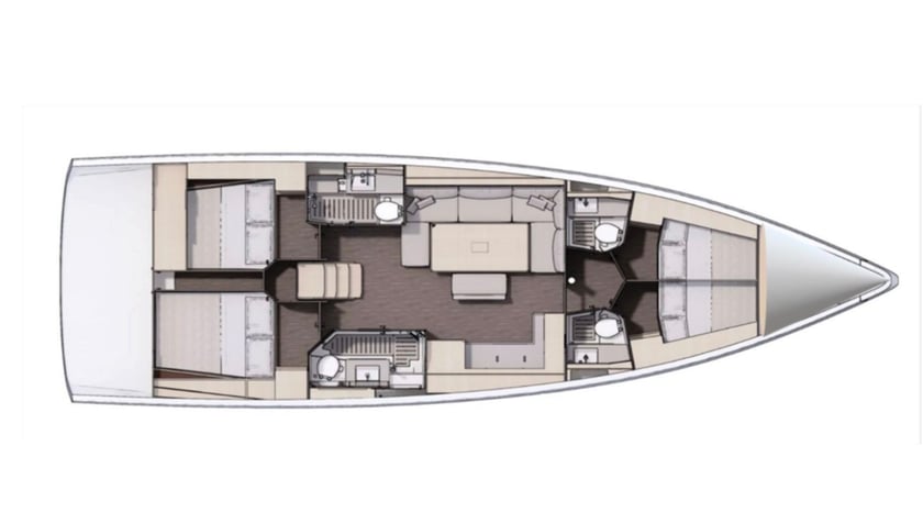 Seget Donji Zeilboot Cabine 4  10  slaapplaatsen 10  gasten 14.85 m Lijstnummer: #28176 2