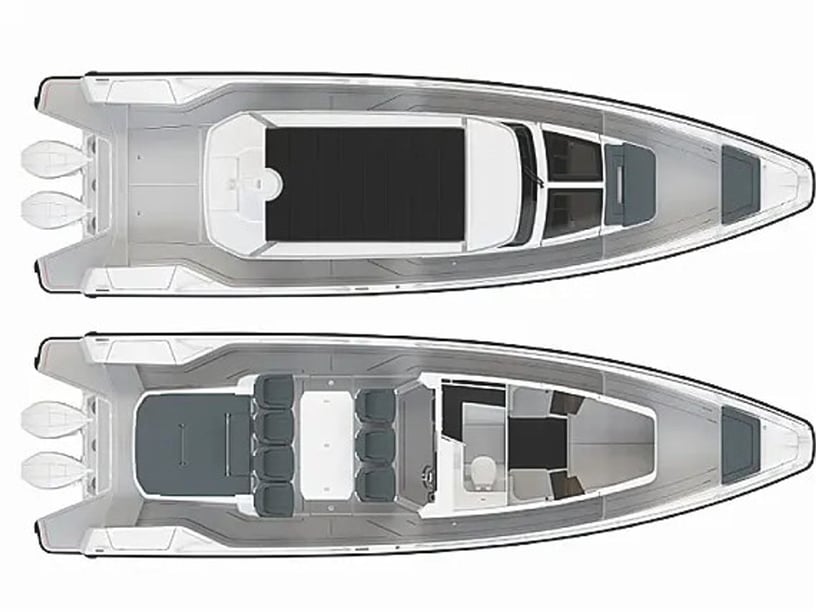 Chania Motorboat 1 cabin 2 berths 9 guests 11.2 m Listing Number: #28192 5