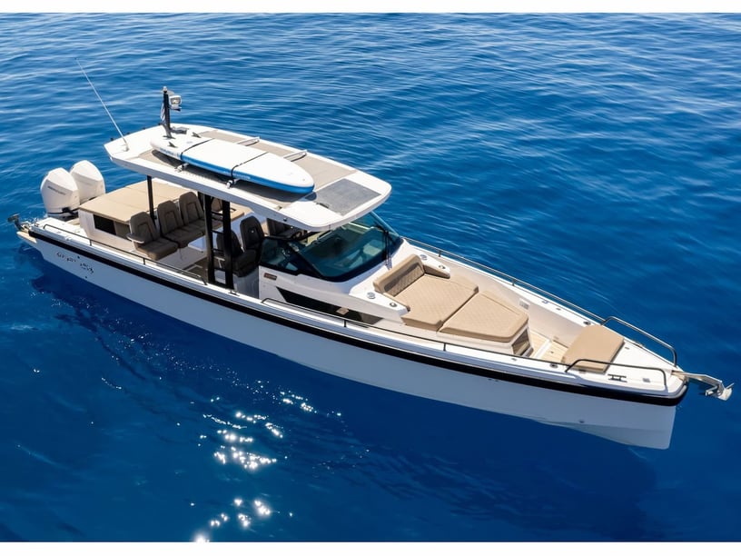 Chania Motorboat 1 cabin 2 berths 9 guests 11.2 m Listing Number: #28192