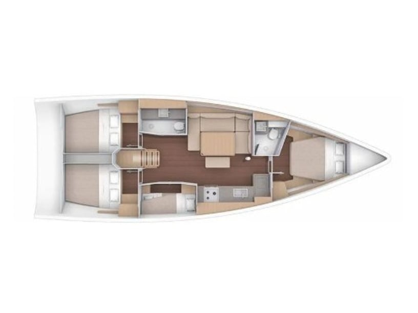 Rosen Segelboot 4 Kabine 12 Liegeplätze 12 Gäste 13.24 m Nummer des Inserats: #28424 3